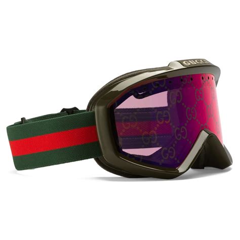 gucci ski gogles|gucci ski goggles green.